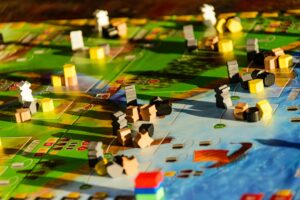 Exemple de plateau de jeu de société.